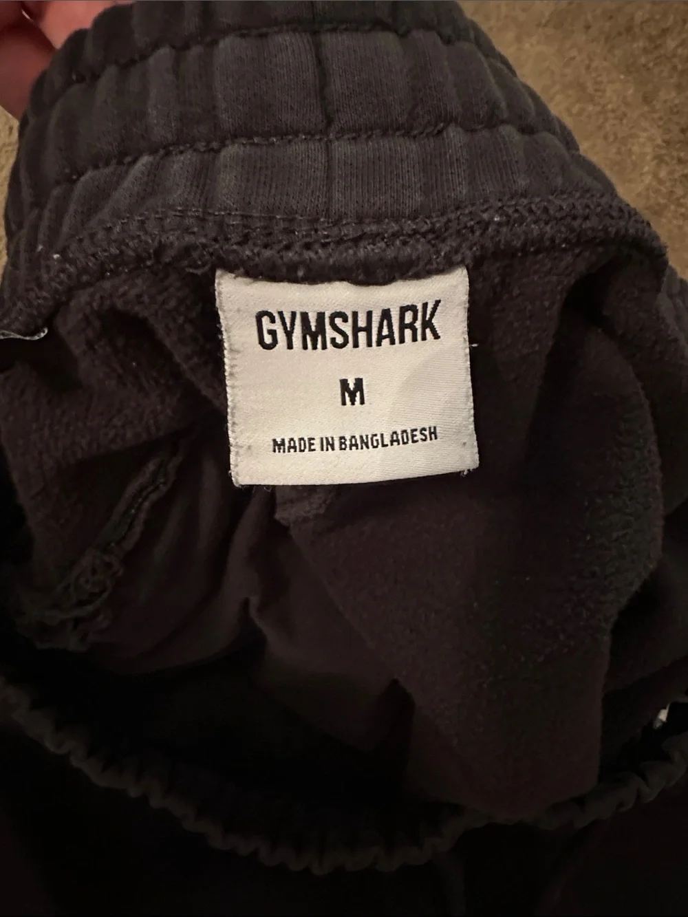 Gymshark Men’s Black Athletic Drawstring Shorts